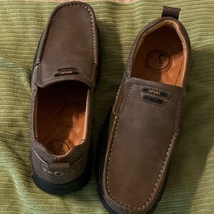 Sporto Men's Dark Brown Slip-On Loafers